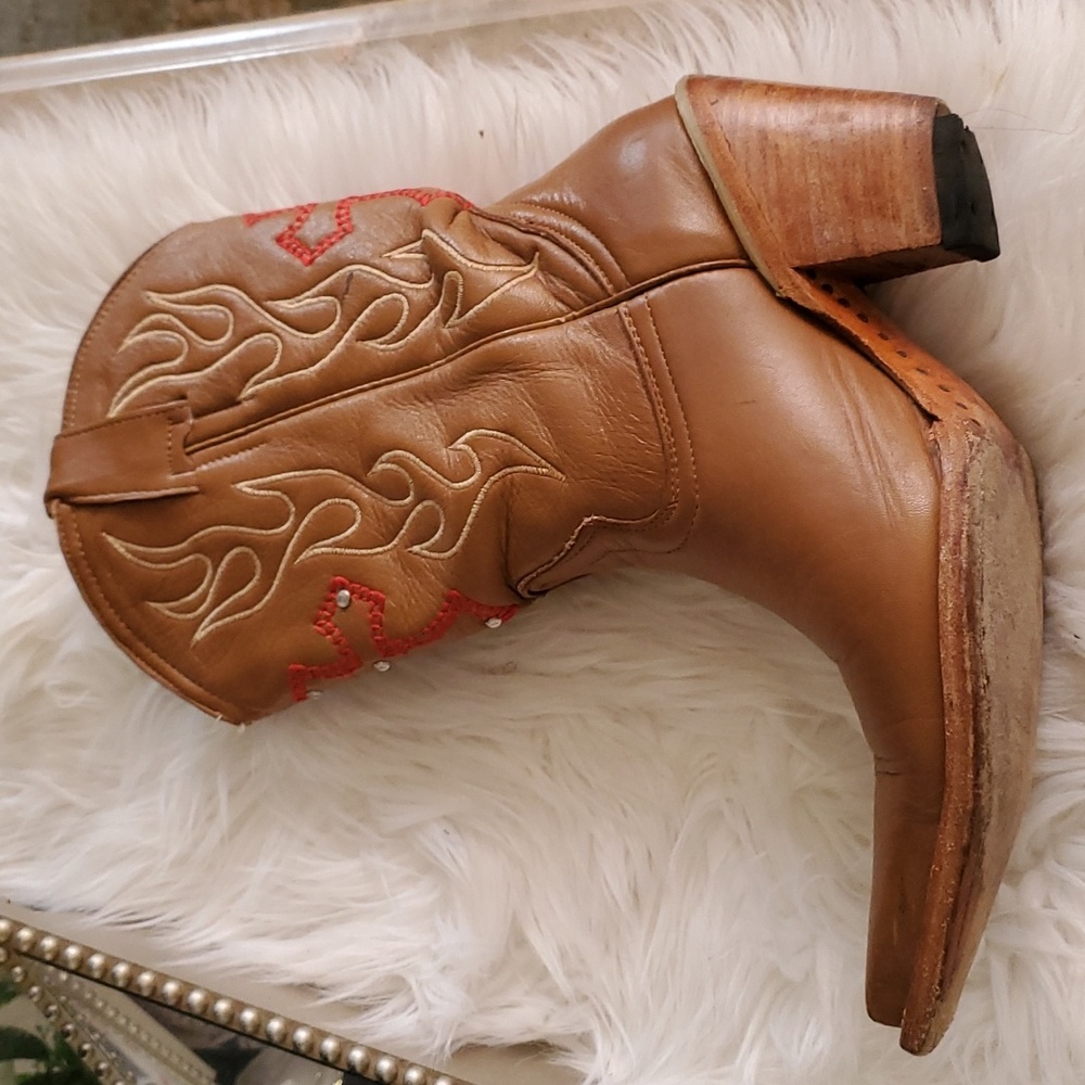 Jar women's brown cowboy Western boots size 7.5 - Picture 6 of 16